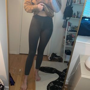 Lululemon leggings with side mesh detail